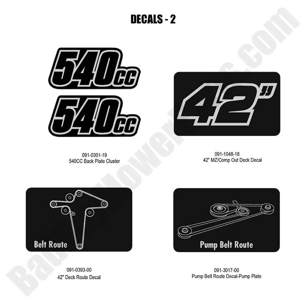 3313 - Bad Boy Mower Parts Lookup > 2023 > MZ Rambler > Decals - 2